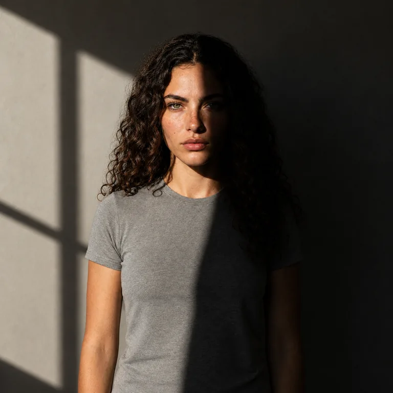 The saved character shot through the lighting control