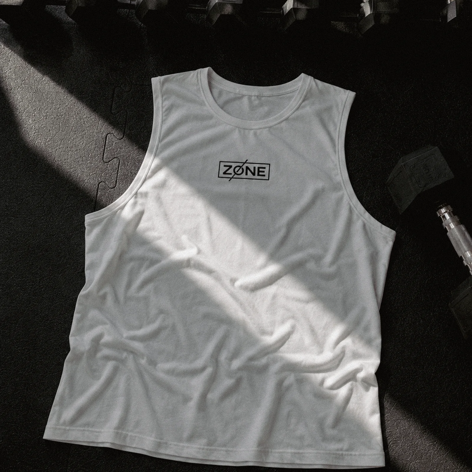 Off-white Zone shirt with the black mark at the chest